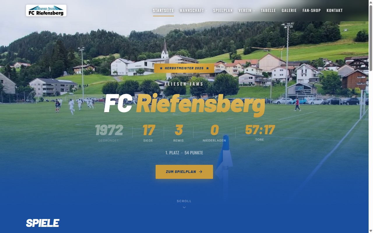 FC Riefensberg Website